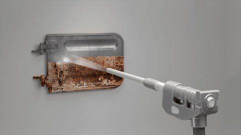 Dry ice blasting