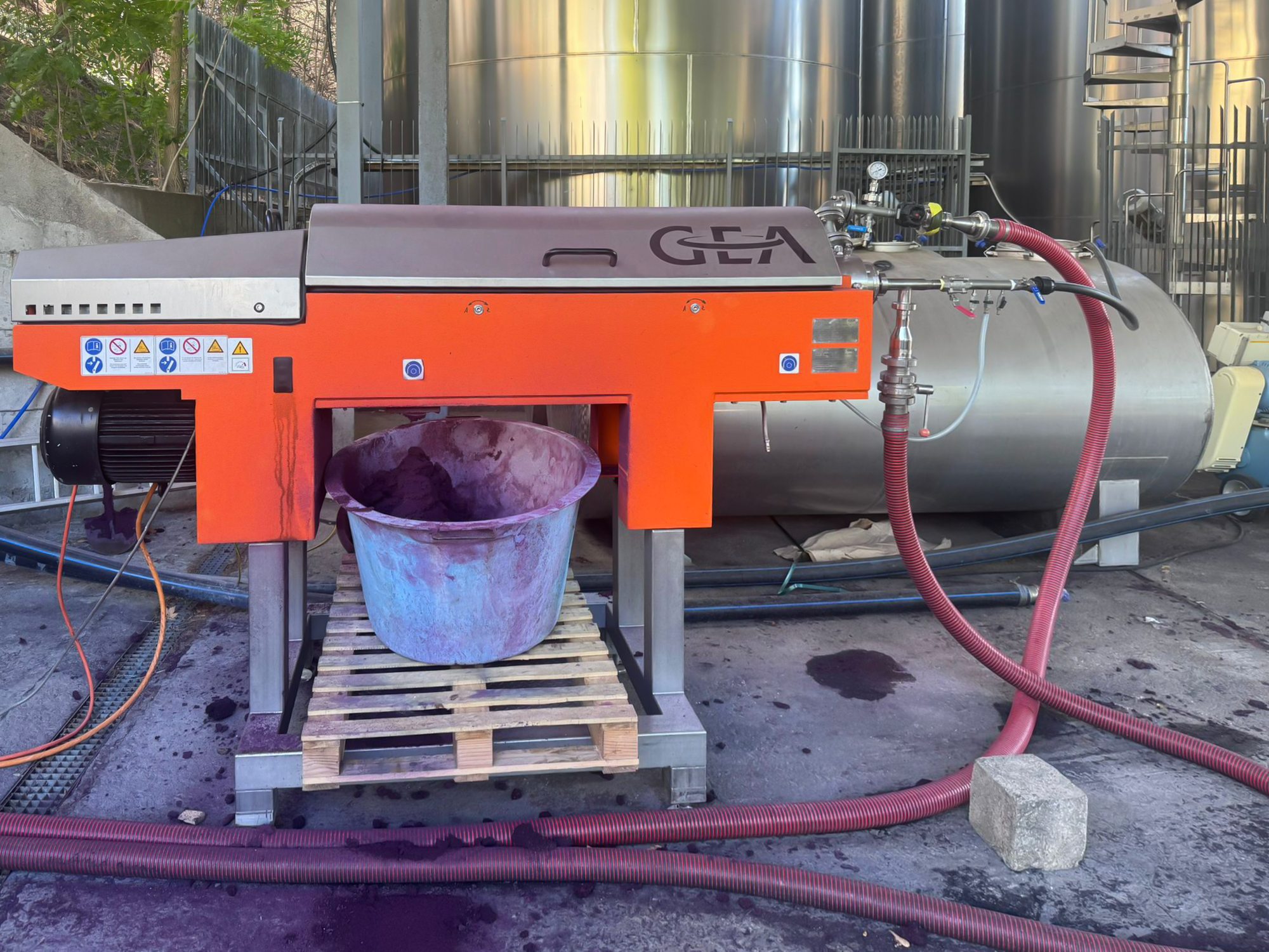 Pall Oenoflow HS Filtration System for Rigo Winery