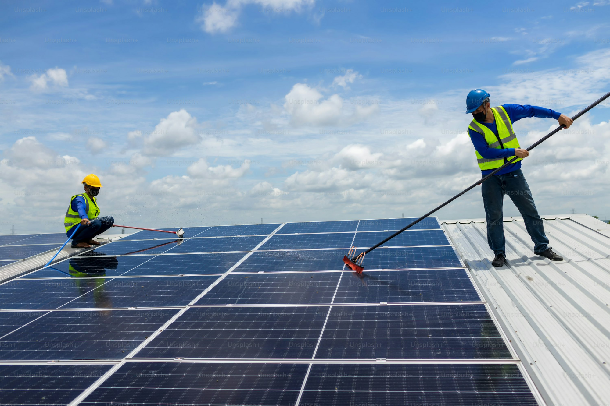 Cleaning of photovoltaic modules